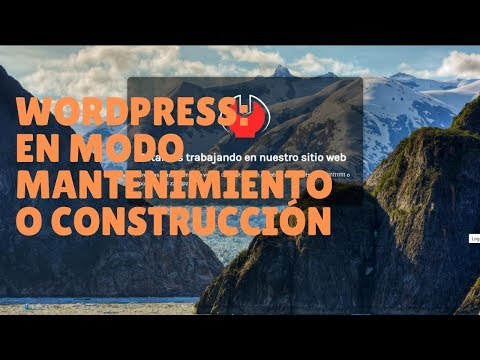 Miniatura · Wordpress ponerlo en modo mantenimiento o construcción ("proximamente")