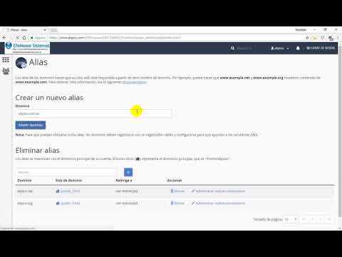 Miniatura · Como crear y modificar un dominio alias (Redireccionamiento de dominio) en Cpanel