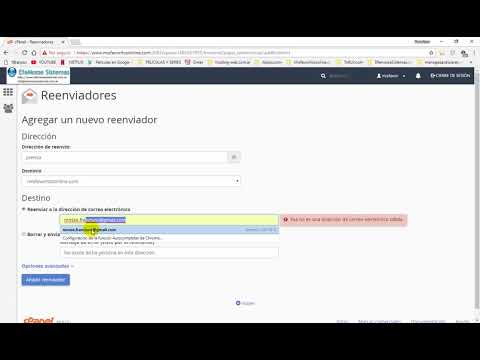 Miniatura · Como crear reenviadores o alias de email en el cpanel